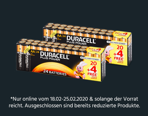 15% auf alle Batterien & Akkus