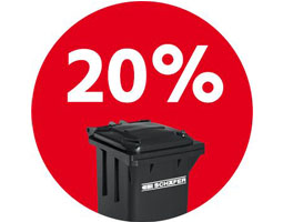 Alles für die Abfallentsorgung – jetzt 20% reduziert