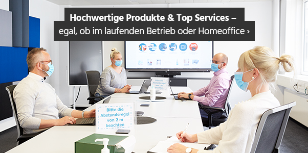 Vom Homeoffice zurück ins Büro: So unterstützen wir Sie ›