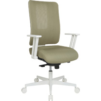 Topstar Bürostuhl Sitness Life 50, mit Armlehnen, 3D-Synchronmechanik, Muldensitz, Netzrücken