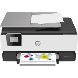 Tintenstrahl-Multifunktionsgerät HP OfficeJet 8012, 3 in 1, Farbe/SW, Smart-Druck, bis A4