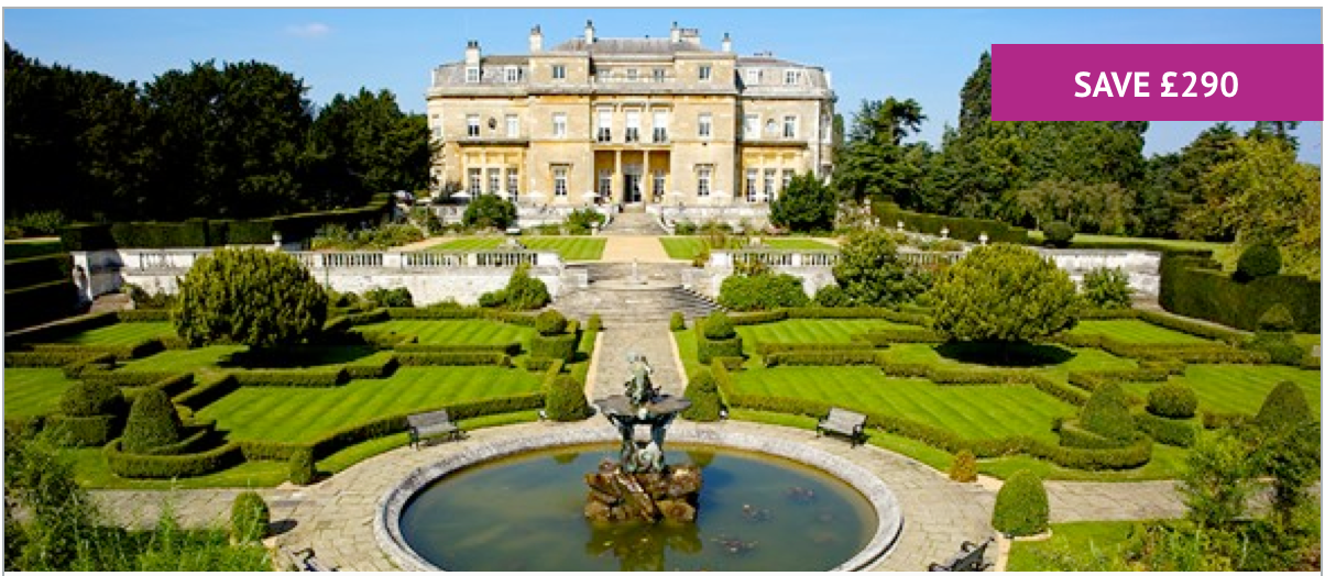 5* Luxury Two Night Escape with Breakfast for Two at Luton Hoo Hotel - Includes Leisure Access - £540