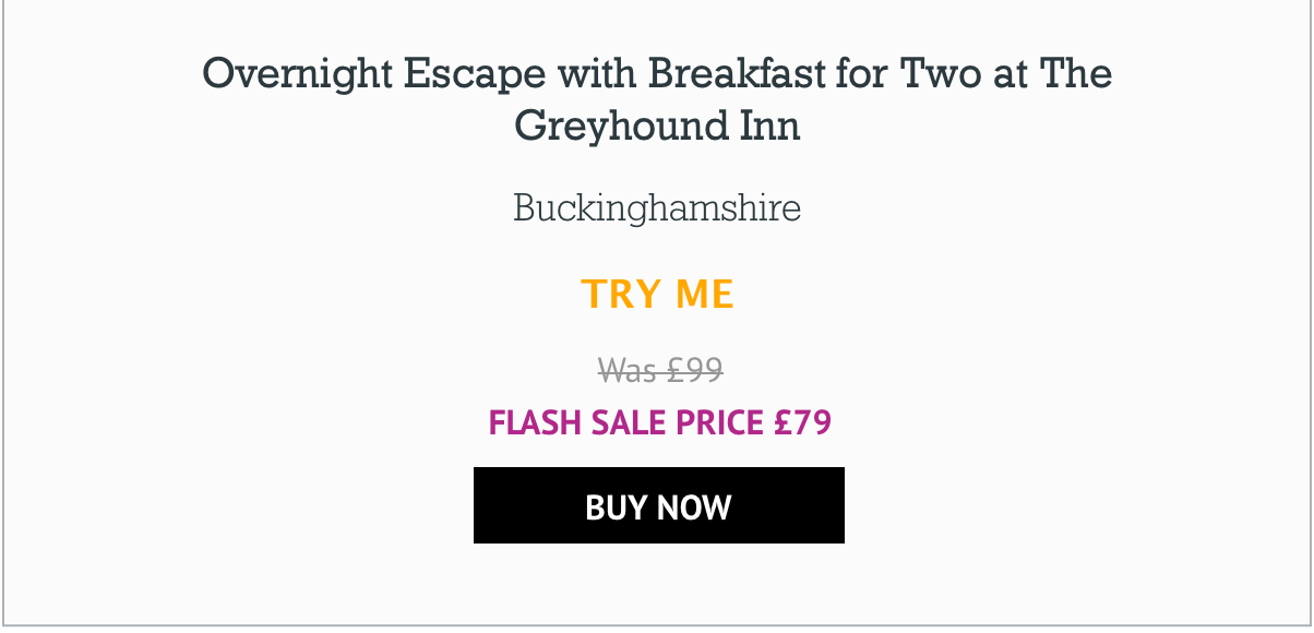 Overnight Escape with Breakfast for Two at The Greyhound Inn - £79