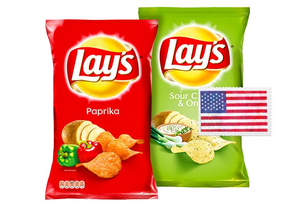 LAY'S Kartoffelchips; Flagge: Amerika