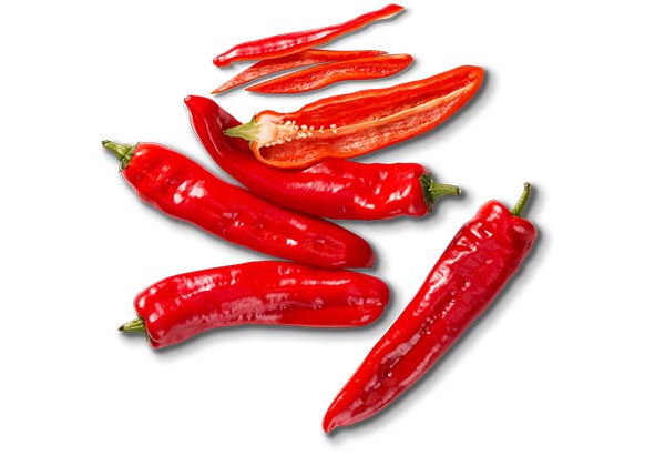 Marokk./ungar. Spitzpaprika, rot