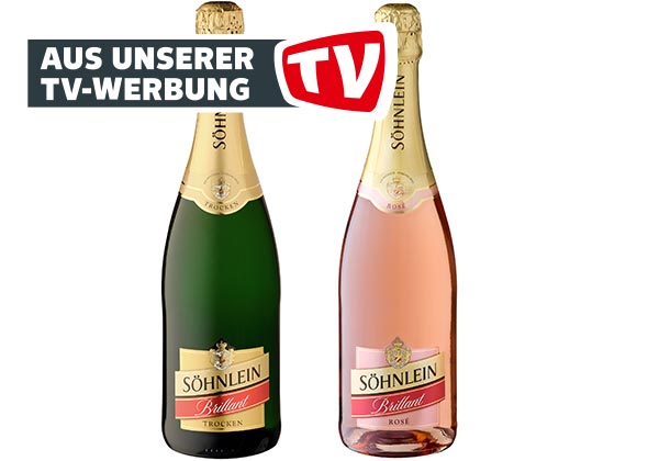 SÖHNLEIN Brillant Sekt; Störer: Aus unserer TV-Werbung