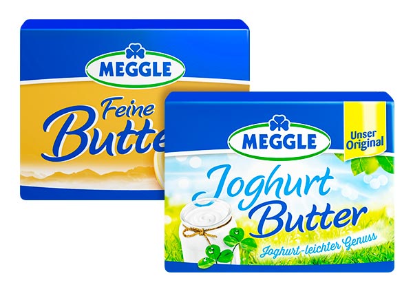 MEGGLE Joghurt- oder Feine Butter
