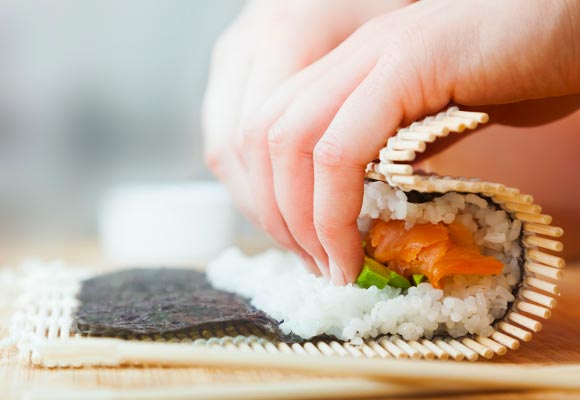 Abbildung: Zubereitung Sushi