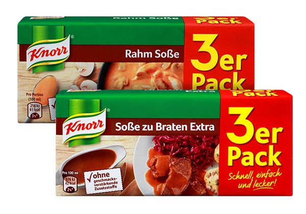 KNORR Soßen; versch. Sorten