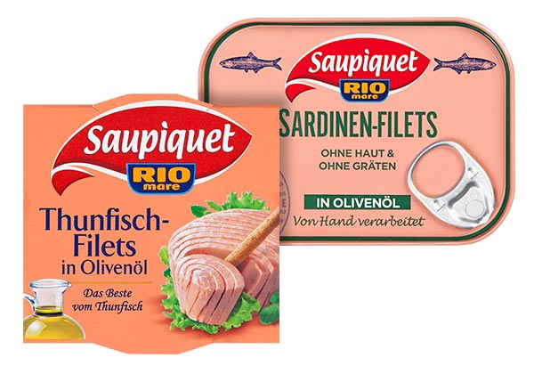SAUPIQUET Thunfisch-Filets; versch. Sorten