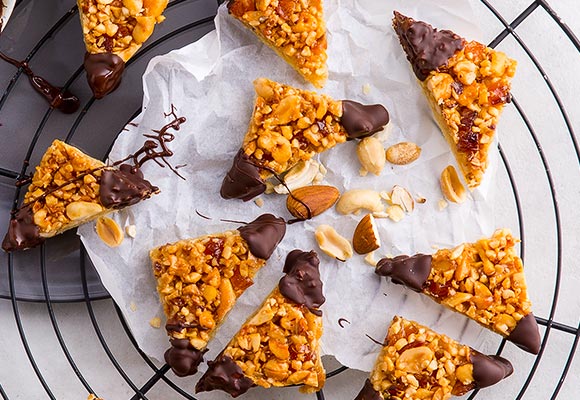Rezeptbild: Edle Nuss-Eckchen