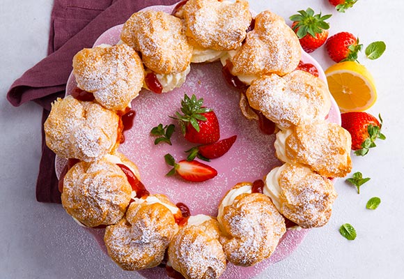 Rezeptbild: Windbeutelkranz von Kiki