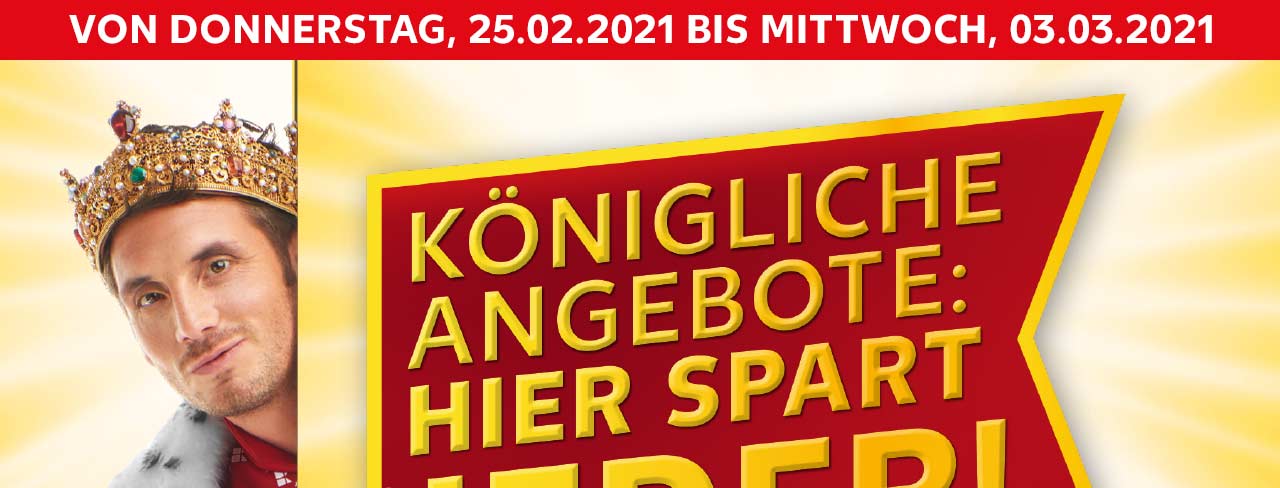 Von Donnerstag, 25.02.2021 bis Mittwoch, 03.03.2021