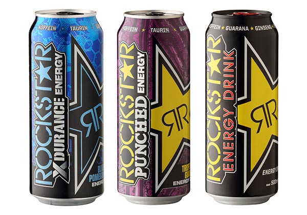 ROCKSTAR Energy Drink; versch. Sorten