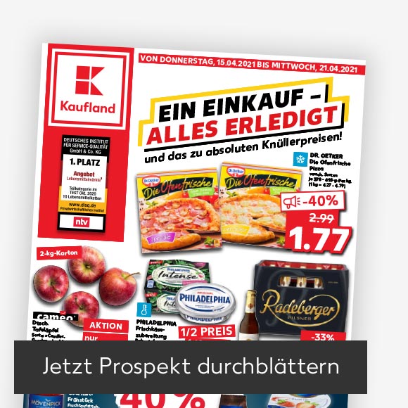 Abbildung: Titelbild Kaufland-Prospekt