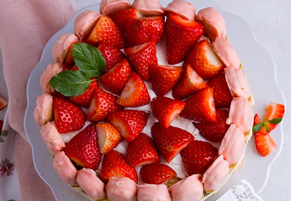 Rezeptbild: Löffelbiskuit-Torte ohne Backen