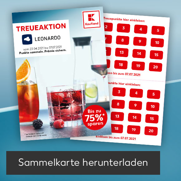 Sammelkarte LEONARDO; Button: Sammelkarte herunterladen