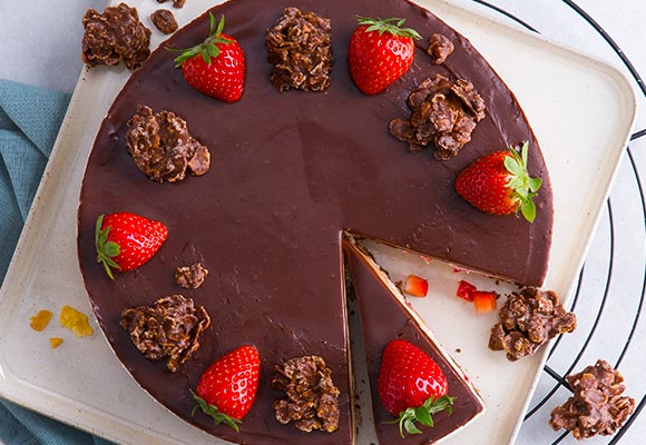 Rezeptbild: Choco-Crossies-Torte ohne Backen