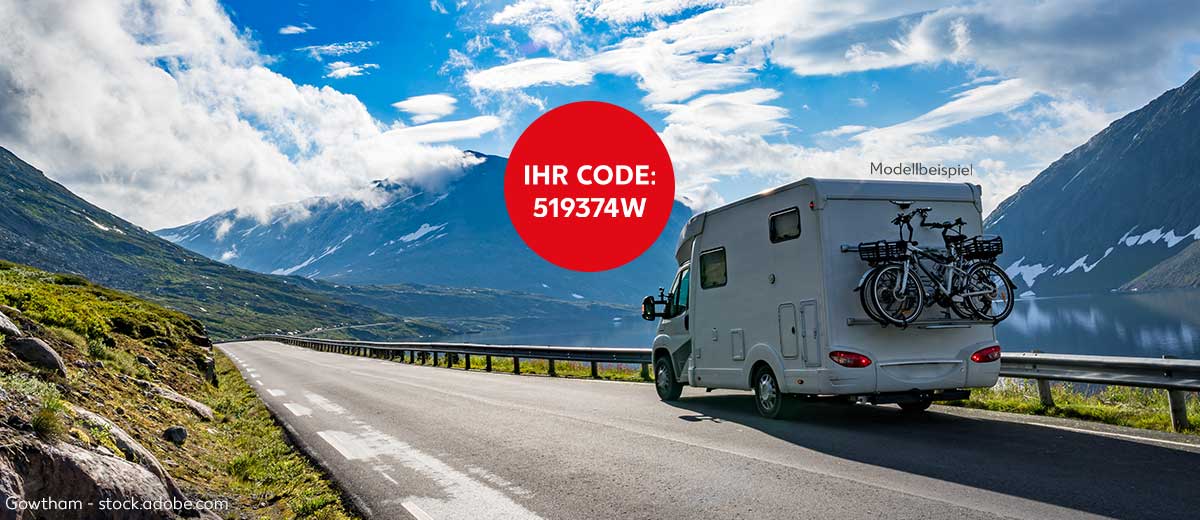 Modellbeispiel: Wohnmobil; Ihr Code: 519374W