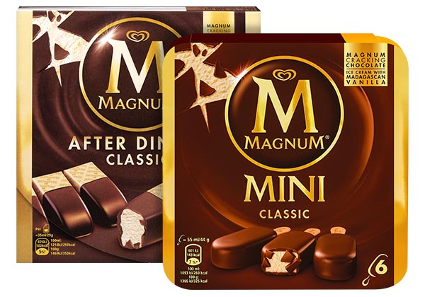 MAGNUM Premium-Eis, versch. Sorten