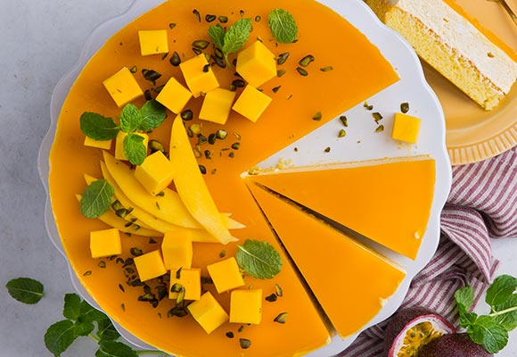 Rezeptbild: Mango-Maracuja-Torte