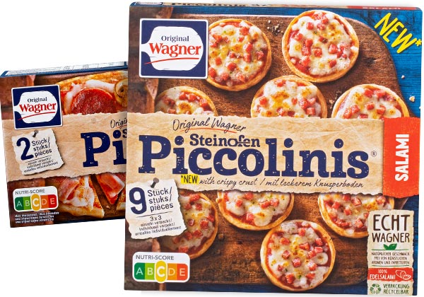 ORIGINAL WAGNER Piccolinis oder Pizzies, versch. Sorten