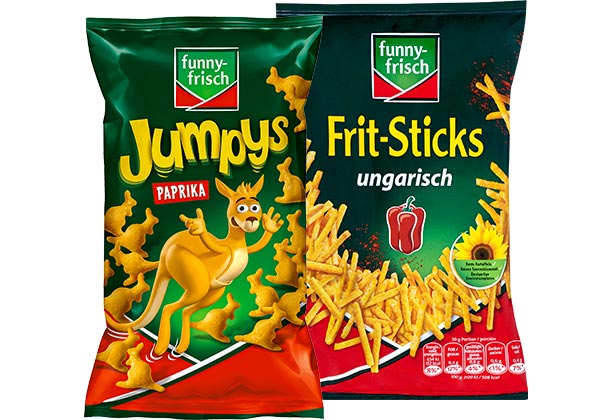 FUNNY-FRISCH Knuspersnack, versch. Sorten