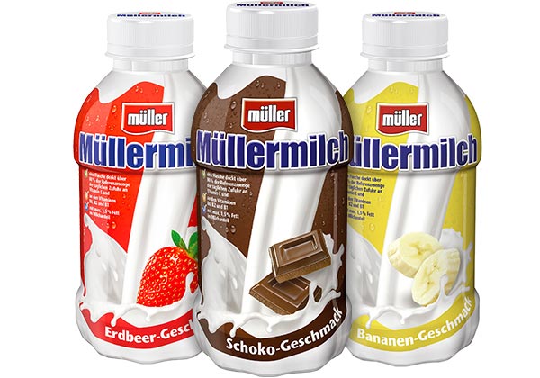 MÜLLER Müllermilch, versch. Sorten
