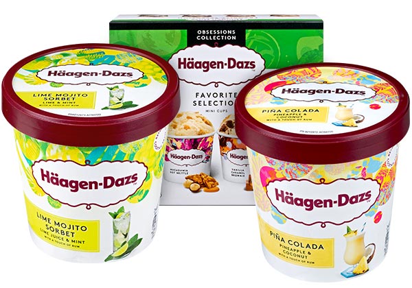 HÄAGEN-DAZS Eiscreme, versch. Sorten