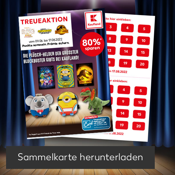 Sammelkarte Treueaktion; Button: Sammelkarte herunterladen