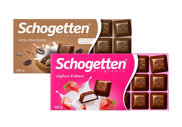 SCHOGETTEN Schokolade, versch. Sorten
