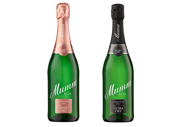 MUMM Jahrgangssekt, versch. Sorten