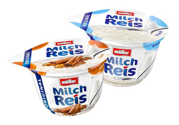 MÜLLER Milchreis oder Grießpudding, versch. Sorten