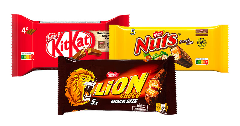 NESTLÉ KitKat, Lion oder Nuts, versch. Sorten