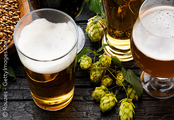 Abbildung: Bier in Gläsern
