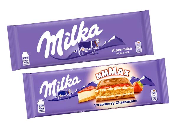 MILKA Schokolade, versch. Sorten
