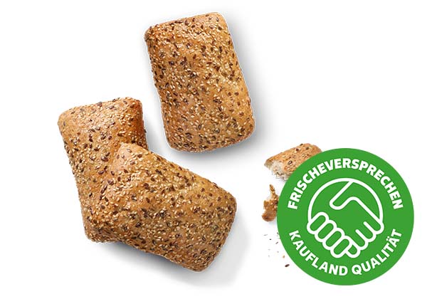 Dinkelbrötchen; Logo: FRISCHEVERSPRECHEN KAUFLAND QUALITÄT