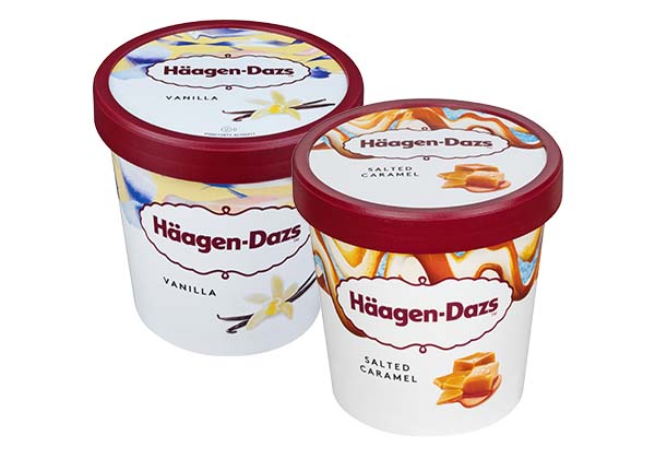 HÄAGEN-DAZS Eiscreme, versch. Sorten