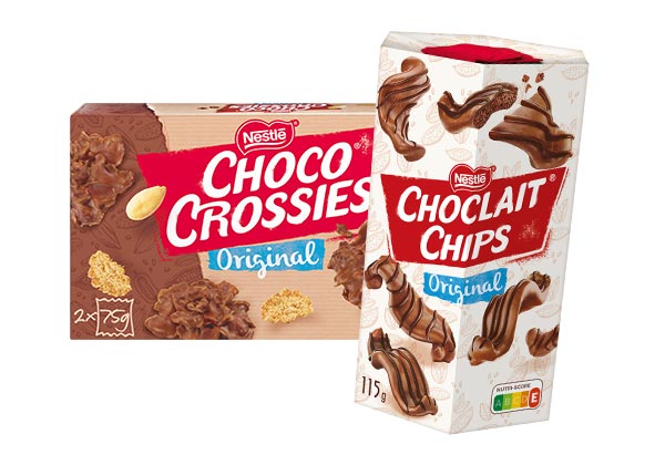 NESTLÉ Choco Crossies oder Choclait Chips, versch. Sorten