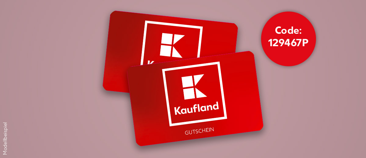 Modellbeispiel: Einkaufsgutscheine; Dein Code: 129467P