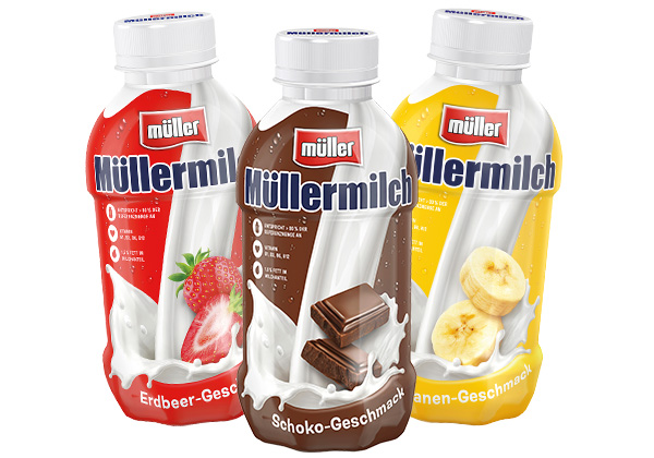 MÜLLER Müllermilch, versch. Sorten