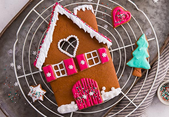 Rezept: Feines Lebkuchenhaus