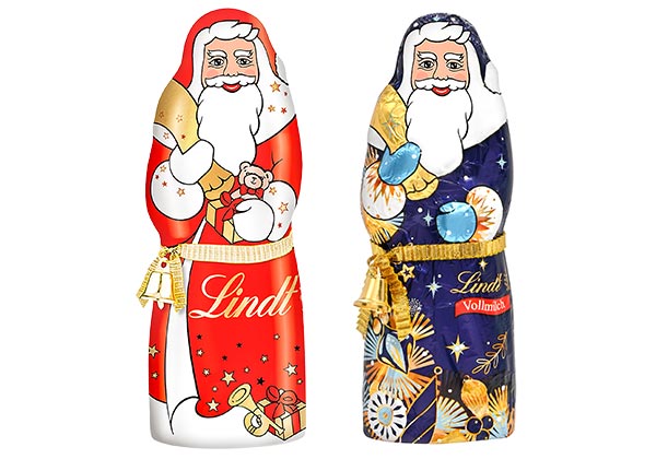 LINDT Weihnachtsmann, versch. Sorten