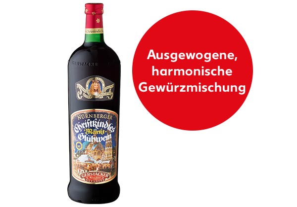GERSTACKER Christkindles-Markt-Glühwein g. g. A.; Störer: Ausgewogene, harmonische Gewürzmischung