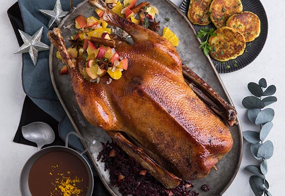 Rezept: Festliche Weihnachtsgans