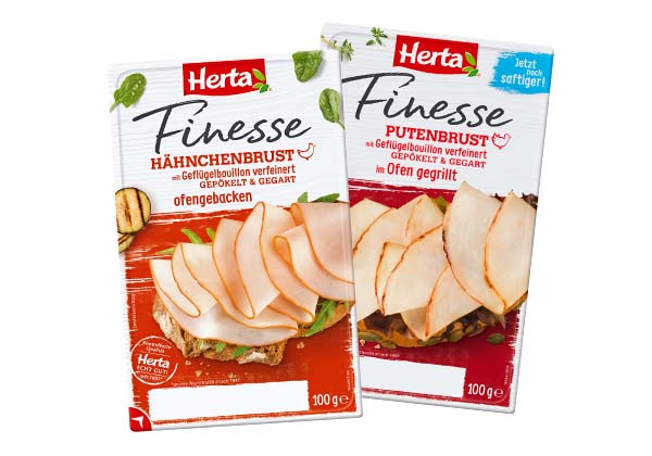 HERTA Finesse Aufschnitt, versch. Sorten
