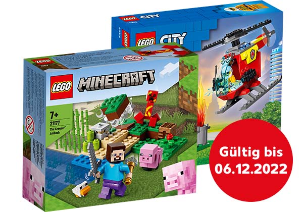 LEGO Spielset, versch. Spiele; Störer: Gültig bis 06.12.2022