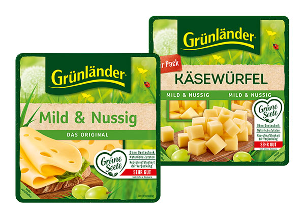 GRÜNLÄNDER Dtsch. Schnittkäse, versch. Sorten