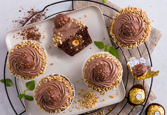 Rezept: Rocher Cupcakes