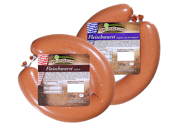 HEIDEGRUND Fleischwurst, versch. Sorten